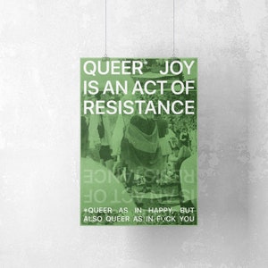 QUEER JOY - A4/A5 LGBTQIA+ Poster