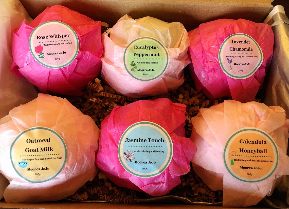 Jasmine Touch Beauty Bath Bomb Large 7oz Handmade Luxury Etsy