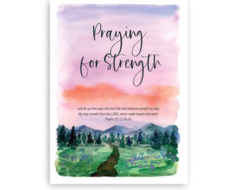 Praying For You Christian Sympathy Condolence Card Etsy
