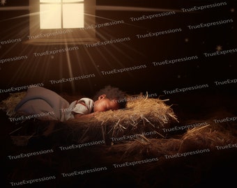 Baby Jesus, Christian, Faith, Christmas, Jesus, Baby Jesus, King Jesus, Christ, Digital Downloadable, AI Art, PNG Download