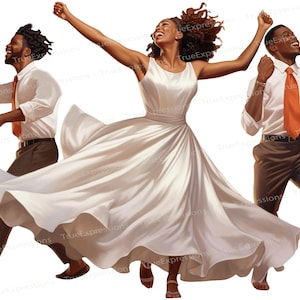High Praise V, Printable AI, Christian, Faith, Church, Praising, Digital Downloadable, Praise Dance, Females, Instant PNG Download
