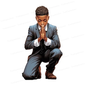 Young Teen Praying III, AI, christlich, Glaube, betend, Teen, männlich, Kirche, digital herunterladbar, sofortiger PNG-Download