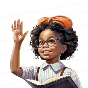 Young Warriors For Christ, AI Art, Christian, Faith, Black Girl Praising, Church, Transparante digitale downloadbare, Instant PNG Download
