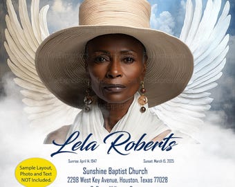 White Wings AI Art: Christian Memorial PNG (Digital Download)
