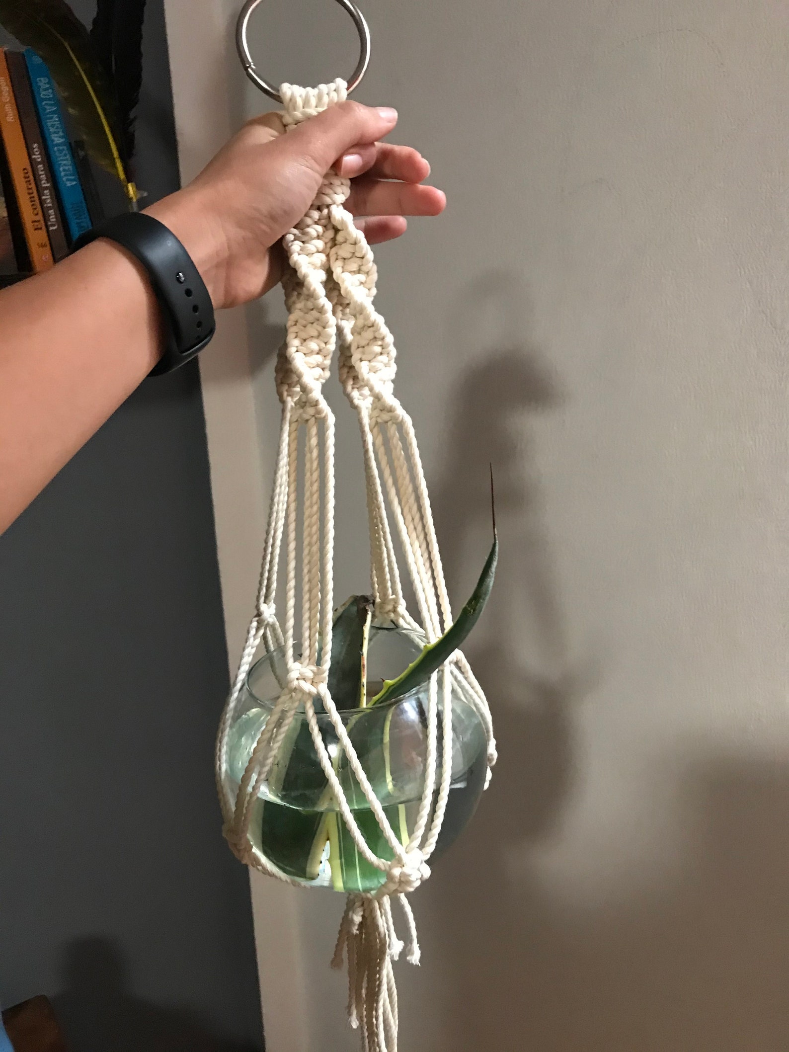 Hanging pot macrame Pot Holder potted Etsy
