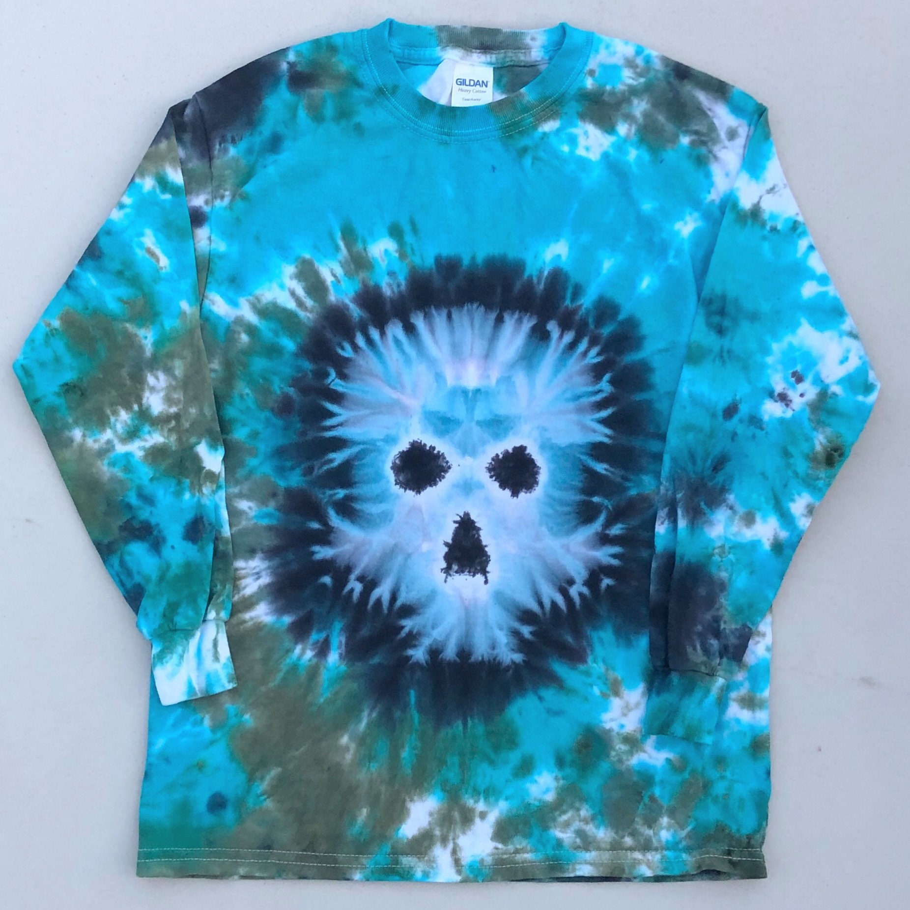 how to make a skull tie dye shirt