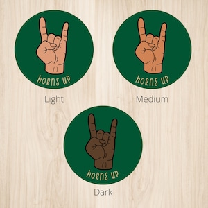 Horns Up | Game Day Button USF Bulls