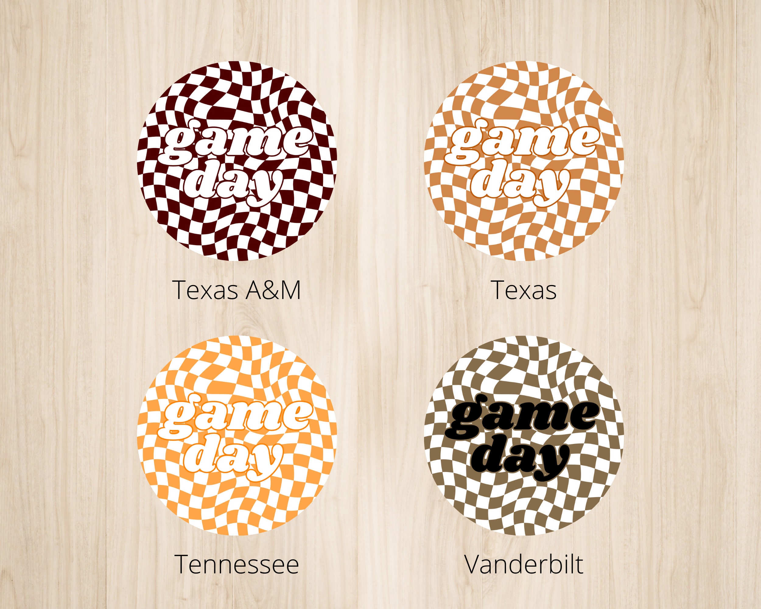 Checkered Game Day Button | Pinback Button - Etsy