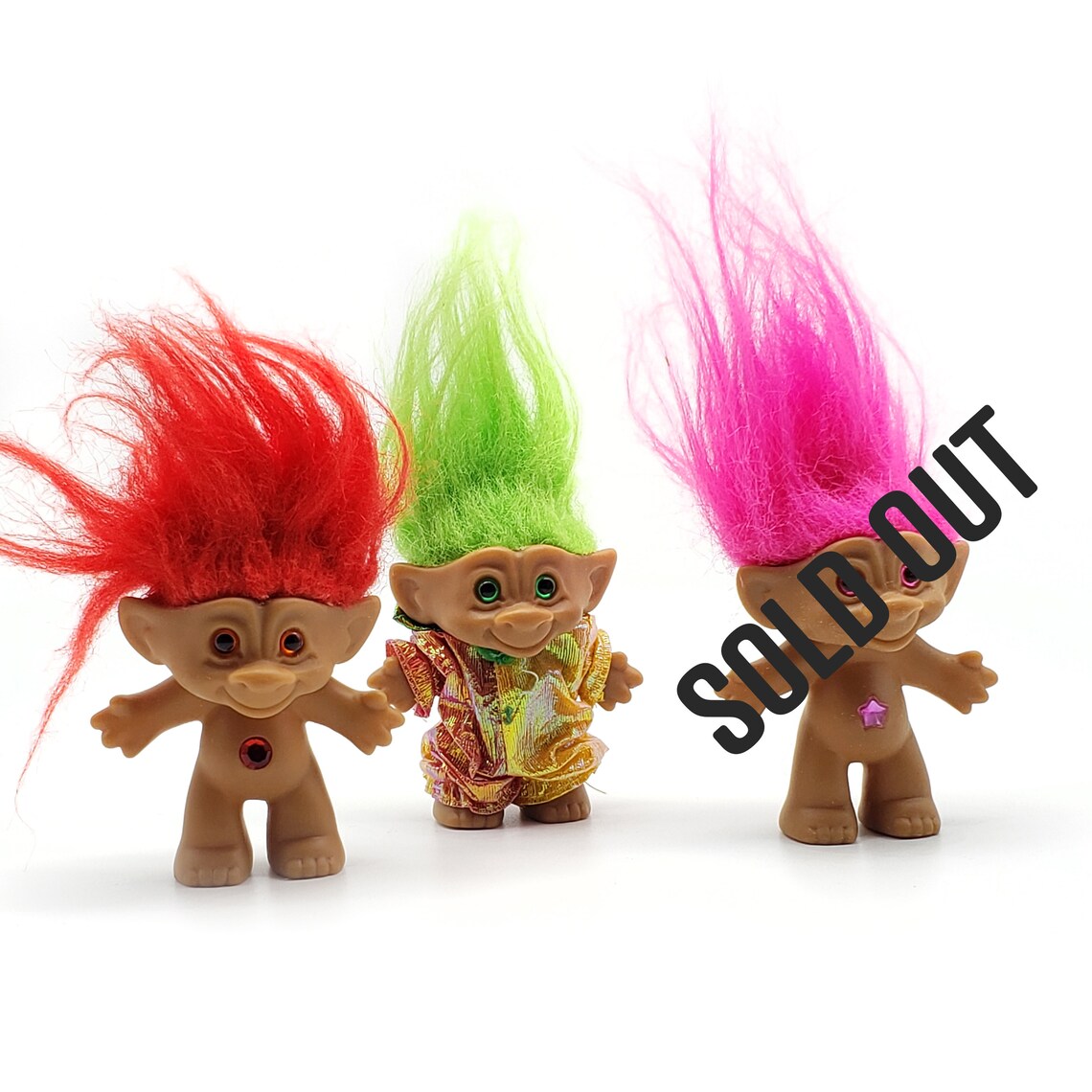 Vintage 1990's Ace Novelty Trolls Choose One Etsy