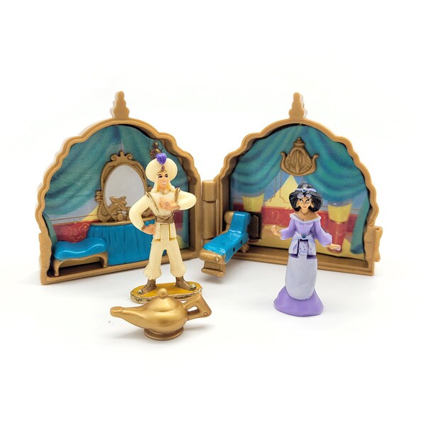 Disney's Aladdin 1993 Once Upon a Time locket - Polly Pocket