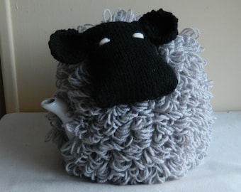 sheep tea cozy, tea cosy for teapot, gift for grandma, grandparent gift, Birthday gift for mum, crochet gifts, sheep lover, tea lover gift,