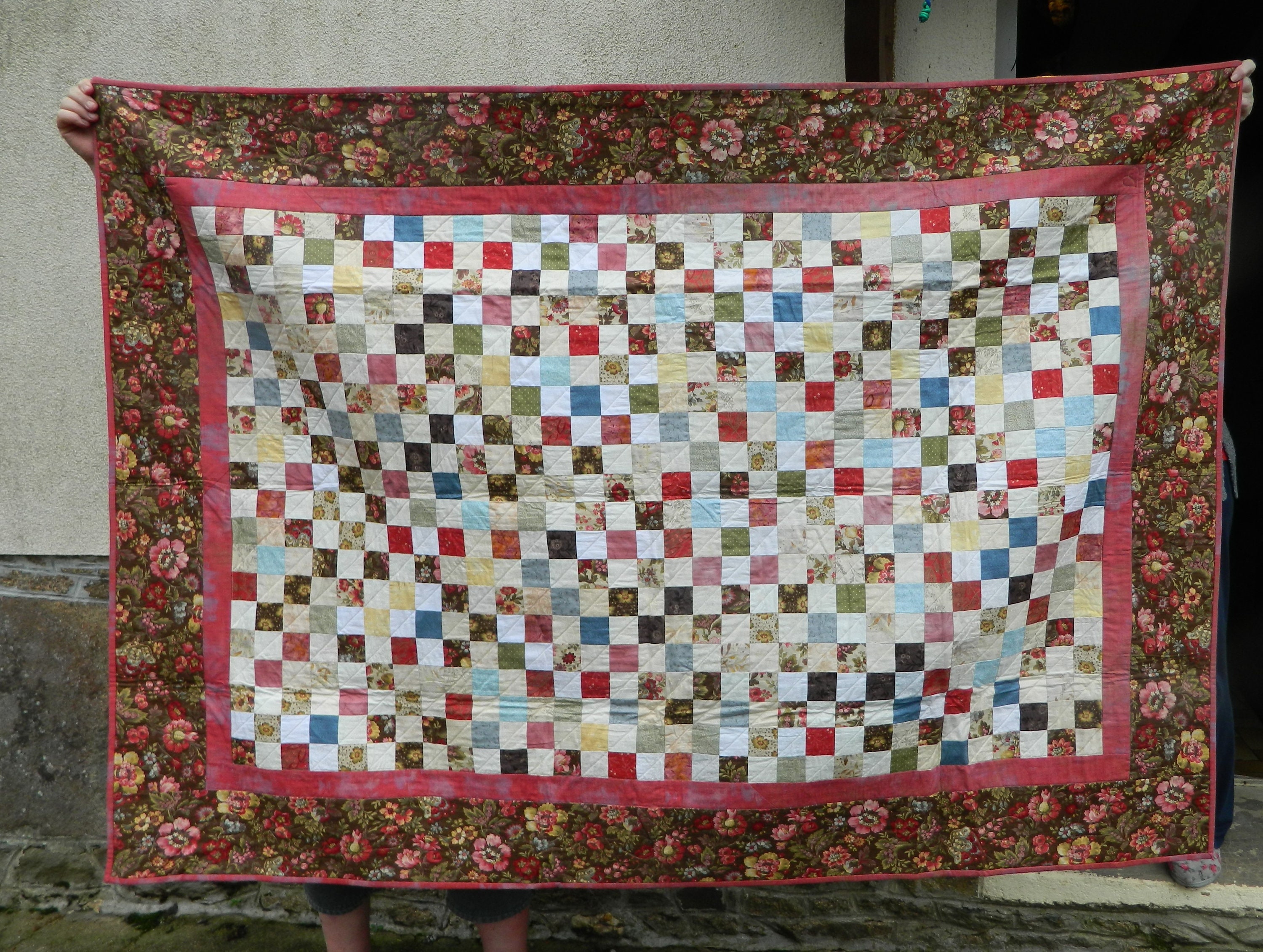 Courtepointes à Vendre, Patchwork Quilt Handmade, Heirloom Quilt, Cadeaux de Matelassage, Patchwork,