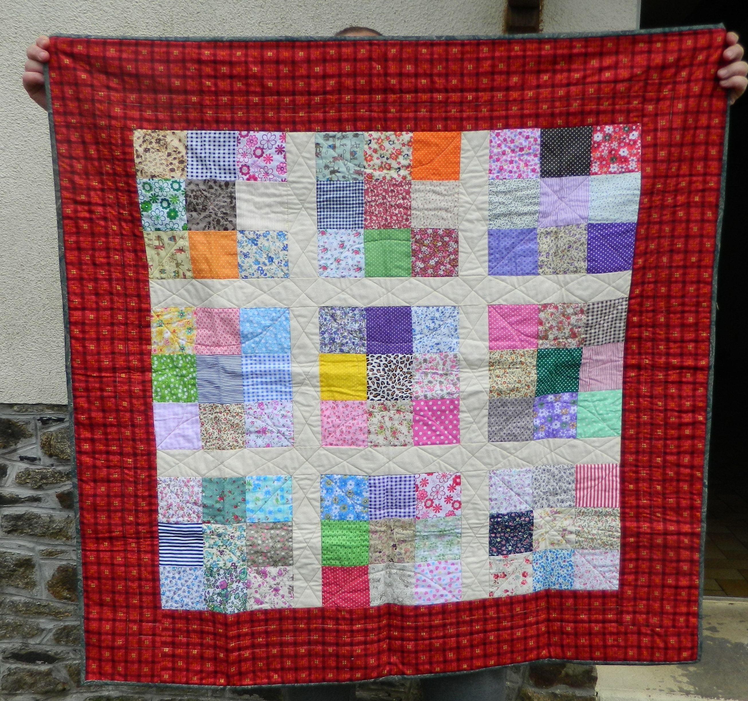 Courtepointe de Literie, Courtepointes à Vendre, Patchwork Courtepointe Faite La Main, Couette Patri