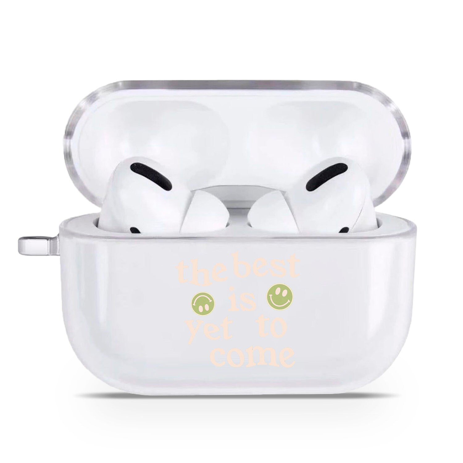 Hippie Quote Aesthetic Airpods Case Clear Silicone Cover Apple Etsy