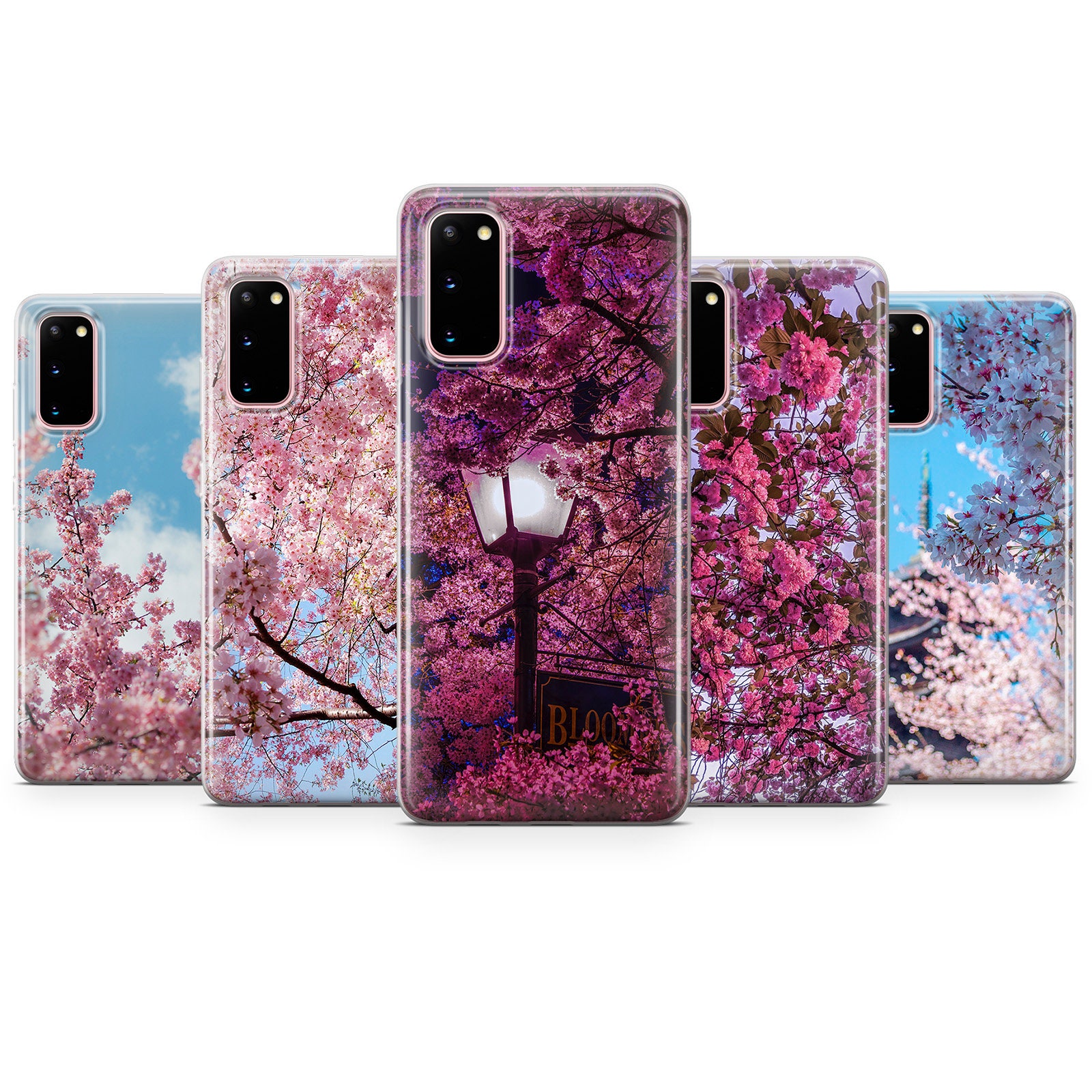 Cherry Blossom Sakura Phone Case Japanese Cover for Samsung Etsy