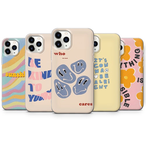 Retro Hippie Phone Case Fits For iPhone 13 Pro Max, 13 Mini, iPhone 12 Pro Max, 12 Mini, iPhone 11 Pro Max, iPhone XR, SE 2020, XS X 8 7 7