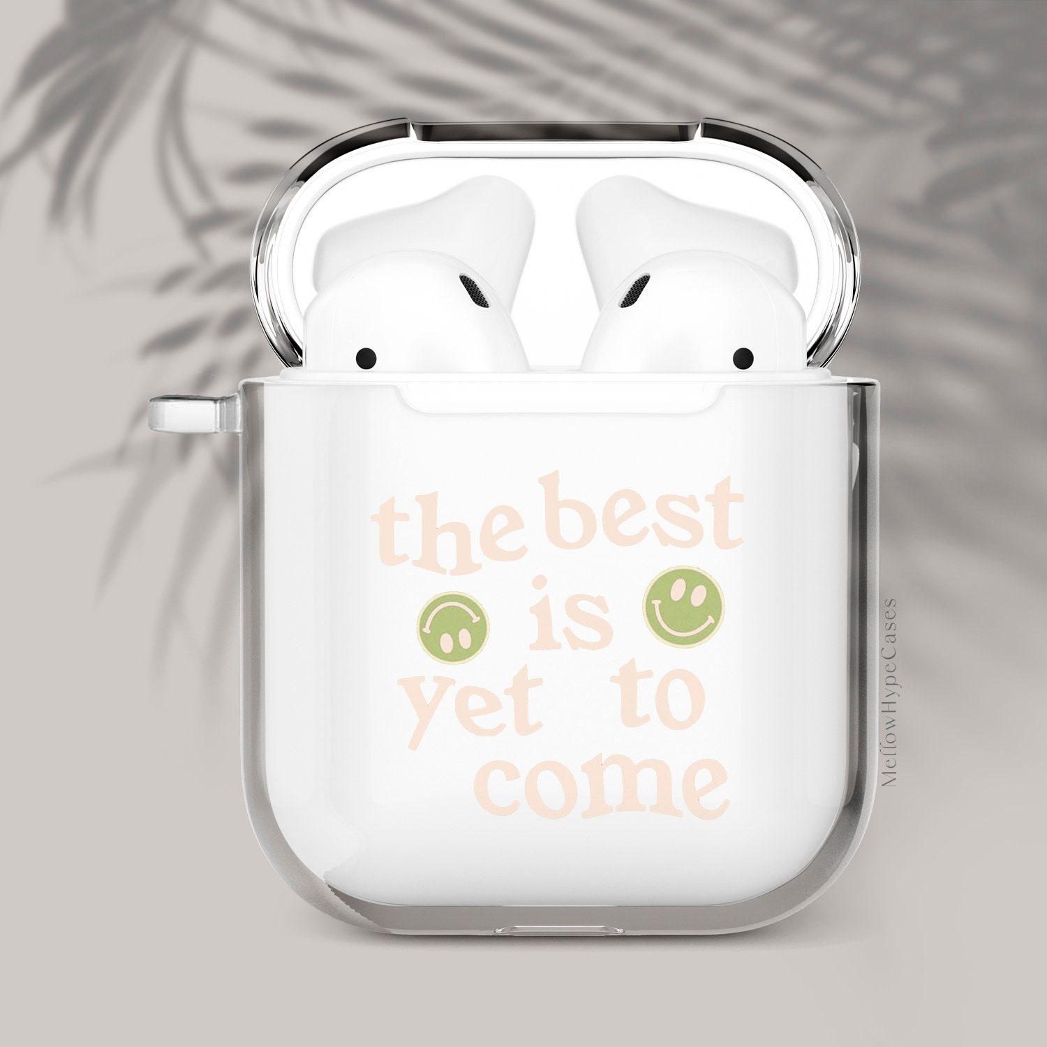 Hippie Quote Aesthetic Airpods Case Clear Silicone Cover Apple Etsy