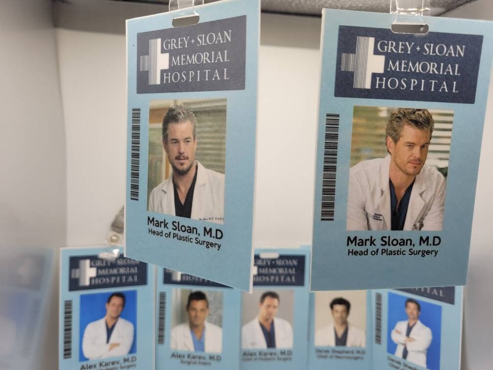 Grey's Anatomy ID Badges sold Separately 