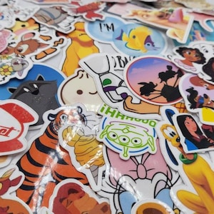 Surprise Disney Sticker  Bundles: small sticker mix | scrapbooking stickers | junk journal stickers |