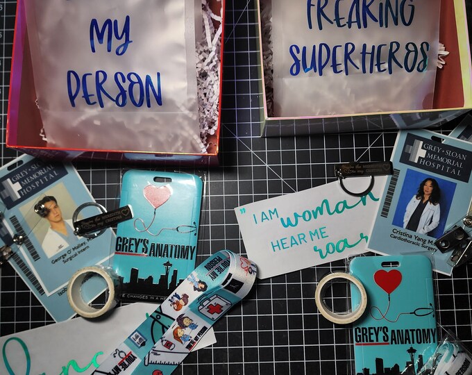 Grey's Anatomy Gift Box | 3 Different Colors Gift Sets| - Etsy