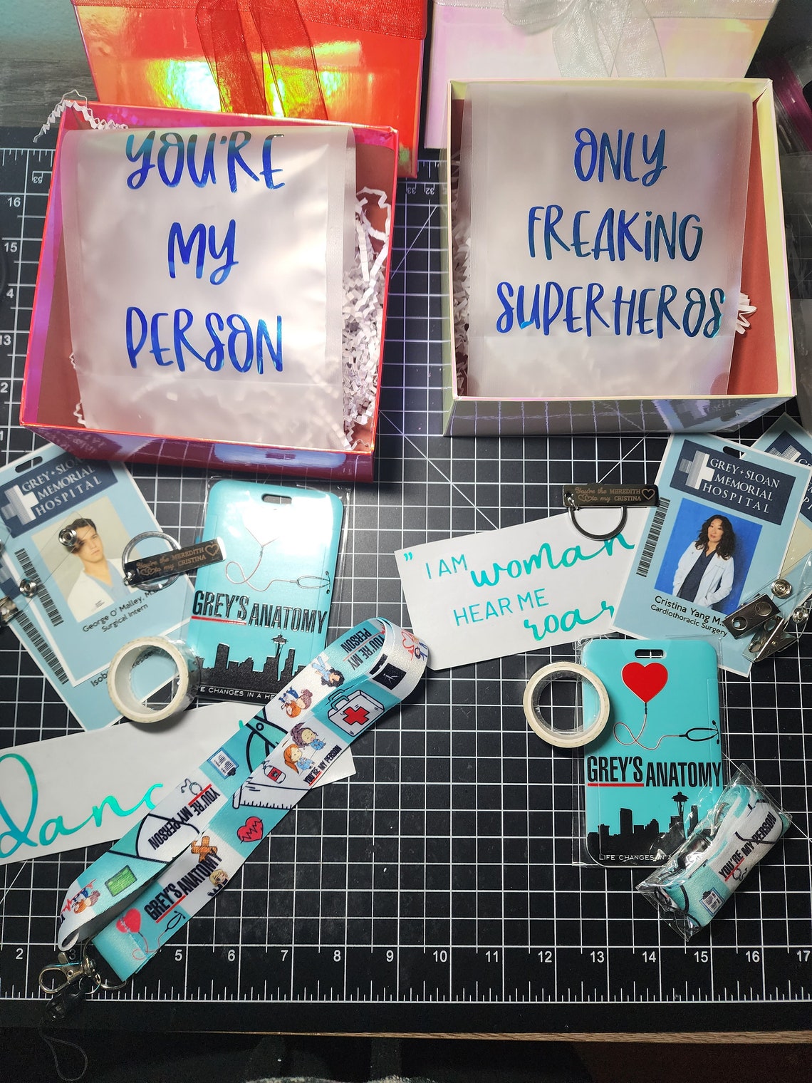 Grey's Anatomy Gift Box | 3 Different Colors Gift Sets| - Etsy