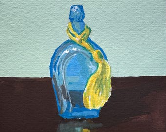 Gouache Painting | Original Painting | Tiny Art | Original Art | Still Life