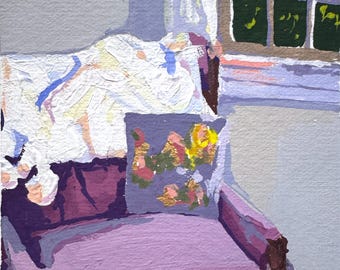 Gouache Painting | Original Painting | Tiny Art | Original Art | Still Life
