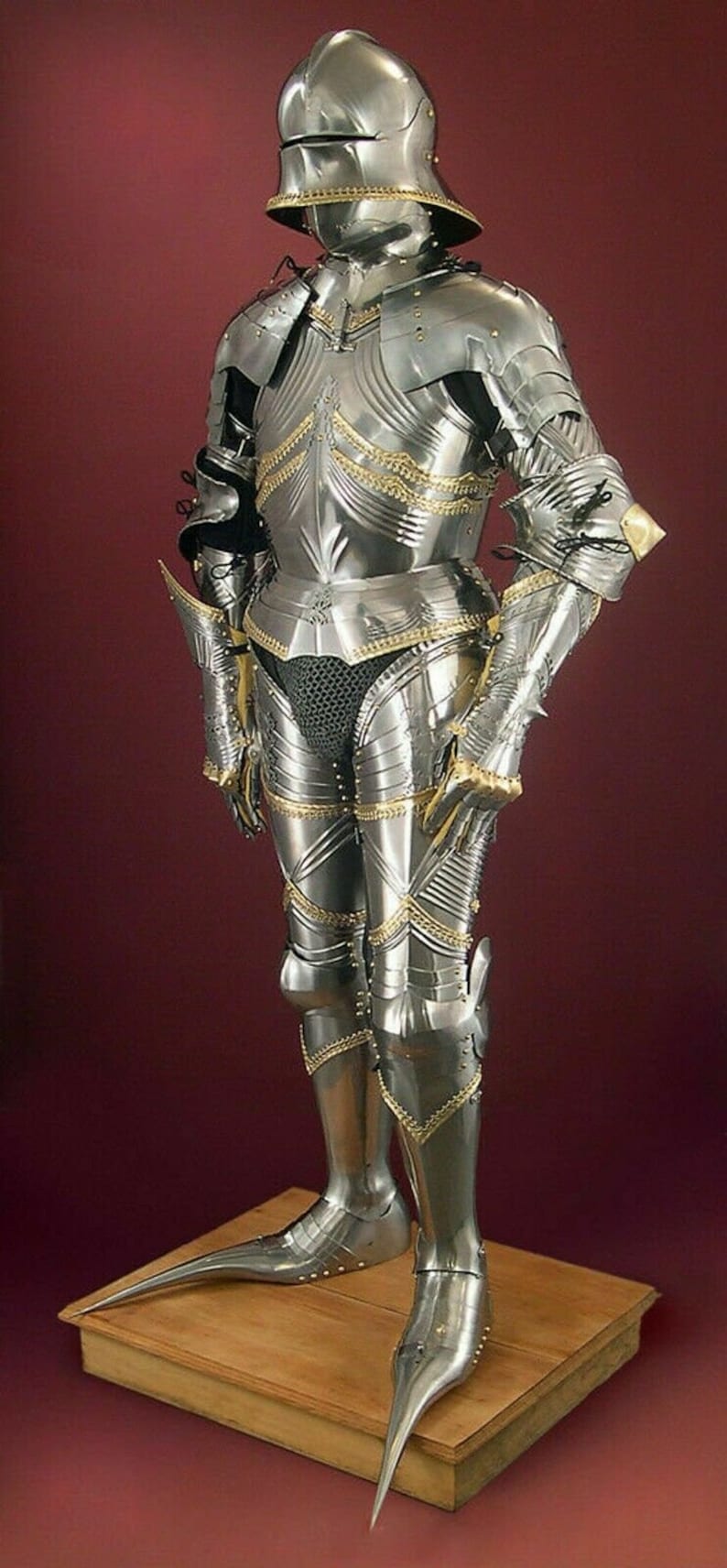 Full body medieval german gothic suit of armour 15th century Etsy