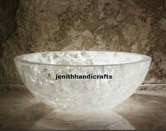 Crystal Quartz Sink,Crystal Wash Basin,Stone Sink,Crystal Quartz Wash Basin,Vanity Sink,Bathroom Sink,Home Decor,Kitchen Sink