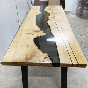 Epoxy table, Luxury dining Table, sofa, Side center table top Live Edge Walnut Table, Custom Order,  Epoxy Resin River Table, Natural Wood