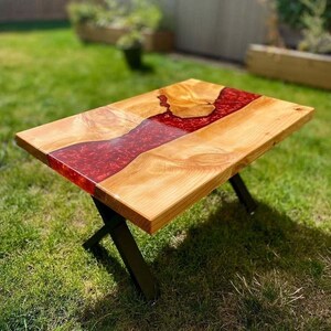 Epoxy table, Luxury dining Table, sofa, Side center table top Live Edge Walnut Table, Custom Order,  Epoxy Resin River Table, Natural Wood
