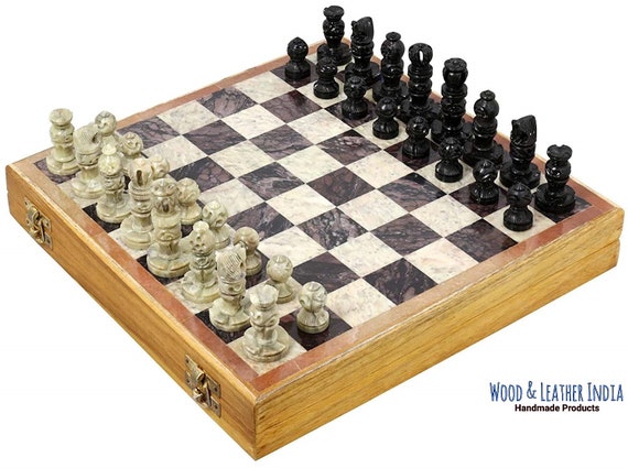 1 Set Vintage Chinesisches Schach mit Holz Couchtisch Miniatur Schachbrett 