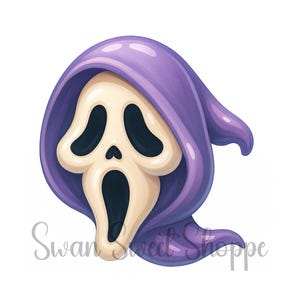 Ghost Face Scream Cookie Cutter & Stencil Set | Halloween Horror Movie Cookie Cutter