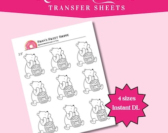 Classic pooh bear royal icing transfers pooh icing transfers transfers piping practice classic pooh winnie the pooh
