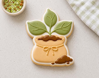 Locally Grown Baby Chalkboard Cookie Cutter | Farm Baby Shower Cookie Cutter | Farmers Market Baby Shower Sign | Garden Baby Cookie Cutter