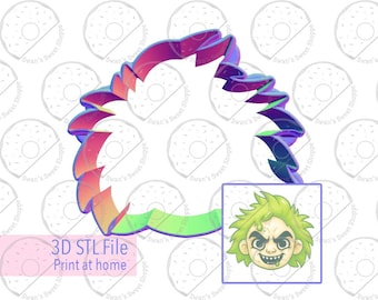 Fichier STL à l'emporte-pièce Beetlejuice | Impression 3D à la maison | Téléchargement numérique | Affiche d'Halloween
