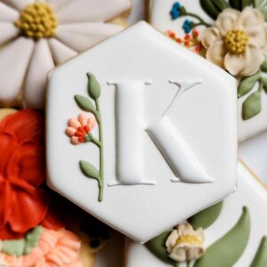 Fancy Alphabet Royal Icing Transfer Sheets: Monogram Lettering (digital ...