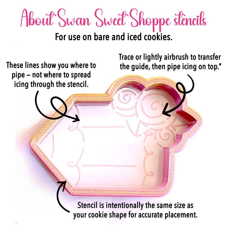 Grinch Era Cookie Cutter & Optional Guideline Stencil | Holiday Baking Tools image 6