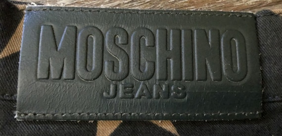 Vintage MOSCHINO Army Green with Pale Gold Stars … - image 4
