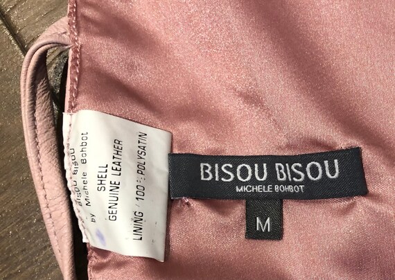 Vintage Beautiful Bisou Bisou Light Pink Soft Lea… - image 3