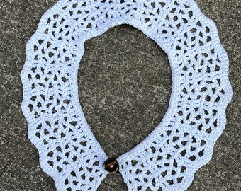 Vintage Handmade Crochet Collar Choker Necklace Accessory