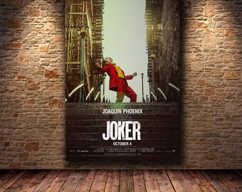 Canvas Picture The Joker Cartoon Dc Comics Villain Large Wall Art Poster Print