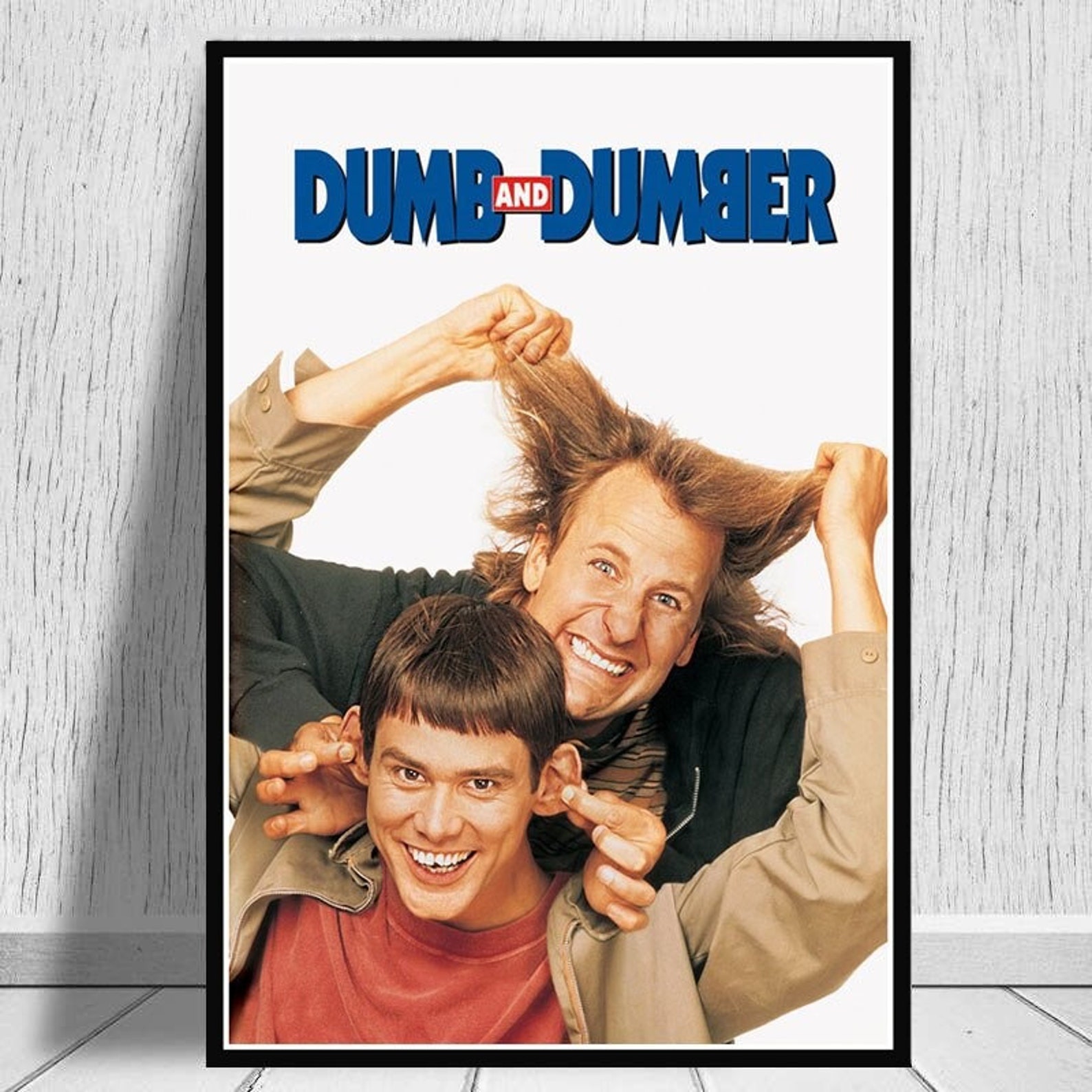 Dumb and Dumber Canvas Poster Wall Art Wall decor Canvas Etsy