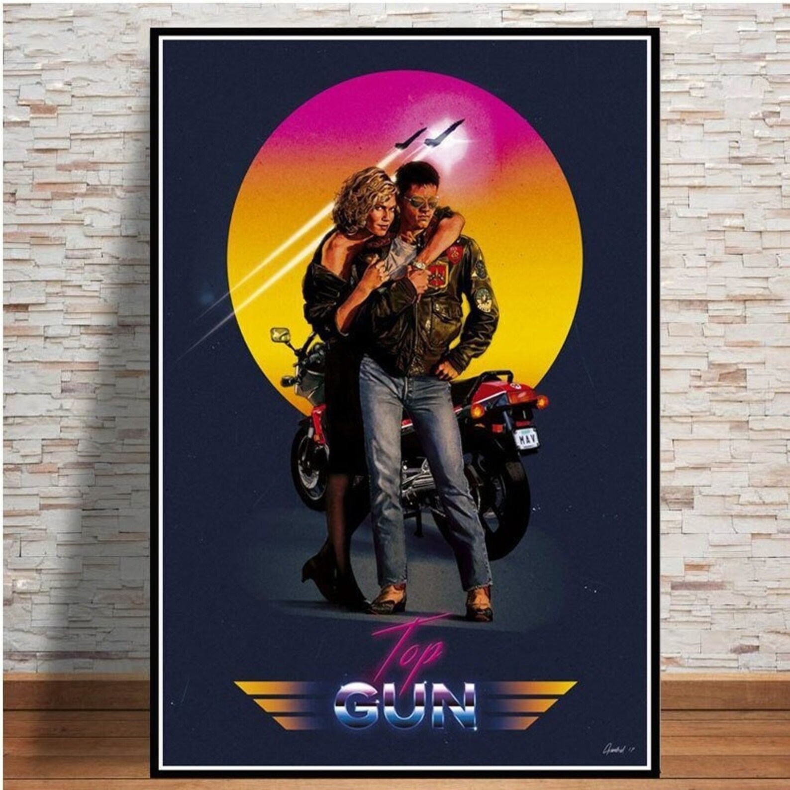 Top Gun Canvas Poster Wall Art Print Wanddecoratie Etsy