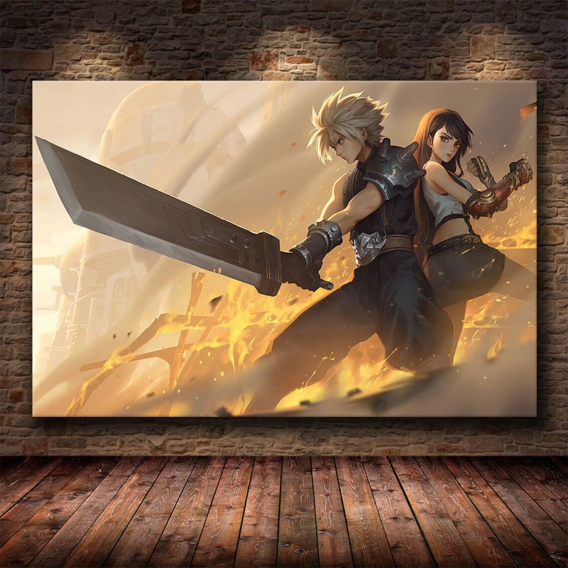 Final Fantasy Canvas Poster Wall Art Print Wall decor Etsy