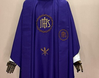 JHS Chasuble and Stole set