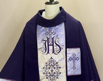 JHS - Chasuble and Stole Set