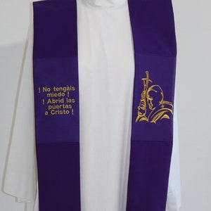 Priest stole - St. John Paul II