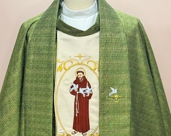 ST. FRANCIS - Chasuble and stole set