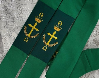 CHI RHO CROSS - Deacon Travel Stole